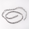 Electroplate Non-magnetic Synthetic Hematite Bead Strands G-F300-34-01-2