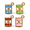 304 Stainless Steel Enamel Pendants STAS-Z140-23G-1