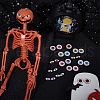 WADORN 36Pcs 9 Styles Halloween Translucent Resin Decoden Cabochons CRES-WR0001-01-5