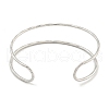 Non-Tarnish Hollowed 304 Stainless Steel Cuff Bangles BJEW-P331-07P-3