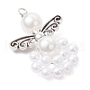 ABS Plastic Imitation Pearl Pendants PALLOY-JF03731-4