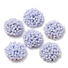 Glass Seed Beaded Cabochons FIND-G058-02D-1