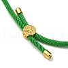 Nylon Cords Bracelet Makings Fit for Connector Charms AJEW-P116-01G-17-3