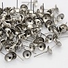Tarnish Resistant 304 Stainless Steel Stud Earring Findings STAS-N019-16-6mm-2