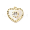 Natural White Shell Charms KK-P301-01A-G-1