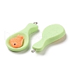 Opaque Resin Pendants RESI-G032-F03-3