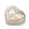 Rack Plating Brass Micro Pave Cubic Zirconia Pendants KK-I722-04P-C-2