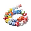 Handmade Porcelain Beads Strands PORC-Z001-04-4