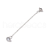 Brass Magnetic Clasp with Cable Safety Chain KK-F839-036P-2