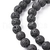 Natural Lava Rock Beads Strands X-G434-1A-3