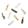 Tibetan Style Alloy Glue-on Flat Pad Bails TIBE-TA0001-09-2