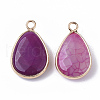 Natural Agate Pendants G-S359-013-2