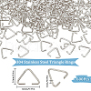 SOFPLATE 304 Stainless Steel Triangle Rings STAS-SP0001-80A-2