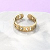 304 Stainless Steel Open Cuff Rings X-RJEW-K245-55G-4