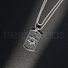 Alloy Pendant 201 Stainless Steel Chain Necklaces for Men FS-WG147E5-09-1