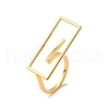 Brass Cuff Rings RJEW-Z097-04G-2