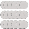 Beebeecraft 304 Stainless Steel Stamping Blank Tag Cabochons STAS-BBC0005-61A-1