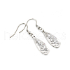 304 Stainless Steel Dangle Earrings EJEW-O024-15P-2