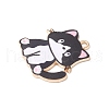 Alloy Enamel Pendants FIND-H047-01G-01-2