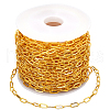 SOFPLATE 10M Brass Paperclip Chains CHC-SP0001-02G-1