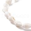 Natural Shell Beaded Bracelet BJEW-JB08162-4