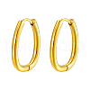 Stylish Stainless Steel Oval Hoop Earrings YV3043-2-1