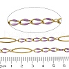 304 Stainless Steel Enamel Link Chains CHS-U003-01G-03-2