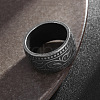 Vintage Totem Stainless Steel Wide Finger Rings for Men FS-WG9BFEA-07-2