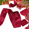 BENECREAT 15 Yards 3 Styles Polyester Single Face Velvet Ribbons SRIB-BC0001-31C-4