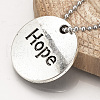Tibetan Style Alloy Pendants TIBEP-Q078-19AS-RS-6