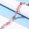 Natural Red Botswana Agate Beads Strands G-G018-08-4