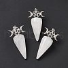 Natural Quartz Crystal Pendants G-P484-02P-05-1