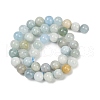 Natural Aquamarine Beads Strands G-S333-6mm-003-7