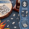 Unicraftale 80Pcs 4 Tibetan Styles Alloy Pendants FIND-UN0004-28B-5