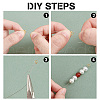   840Pcs 7 Color Brass Wire Guardians KK-PH0010-09-4