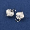 Fine Silver Charms with Jump Rings STER-P069-01A-S-2