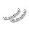 Alloy Curved Bamboo Stick Connector Charms PALLOY-S044-07A-P-2