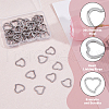 DICOSMETIC 50Pcs 304 Stainless Steel Linking Rings STAS-DC0016-05-4