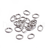 Tarnish Resistant 304 Stainless Steel Open Jump Rings X-STAS-F221-40P-J-1