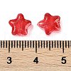 Transparent Spray Painted Glass Beads X1-GLAA-NH0003-01I-3