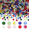 GOMAKERER 10 Strands 10 Colors Electroplate Glass Beads Strands EGLA-GO0001-04-1