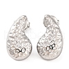 Non-Tarnish 304 Stainless Steel Stud Earrings EJEW-G395-19P-1