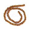 Electroplate Glass Beads Strands EGLA-L036-HR01-2