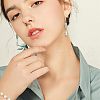 SUPERFINDINGS 40Pcs 5 Styles Natural Gemstone Copper Wire Wrapped Connector Charms FIND-FH0005-17-5