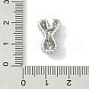 Rack Plating Brass Clear Cubic Zirconia Pendants KK-S378-01P-Y-3
