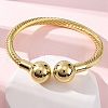 Brass Cuff Bangles BJEW-Q060-02G-1