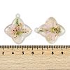 Epoxy Resin Pendants RESI-S09-01O-RS-3