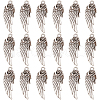 SUNNYCLUE 100Pcs Tibetan Style Alloy Pendants FIND-SC0006-33-1