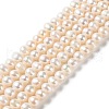 Natural Pearl Beads Strands PEAR-E018-74-1