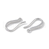 Brass Earring Hooks KK-U008-05P-2